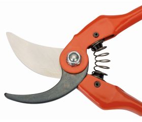 Tijeras de podar de una mano de corte deslizante con mangos de acero sellado presionado y cabeza de corte recto | P126