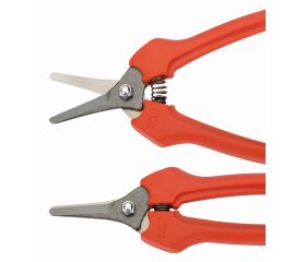 Tijeras de vendimia cortas y rectas con mango de fibra de vidrio | P127