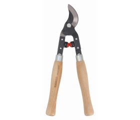 Tijeras de podar de dos manos de corte deslizante de 30 mm profesionales, con mango de madera y contrahoja forjada | P16-40W