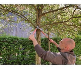 Tijeras de podar de dos manos de corte deslizante de 30 mm, profesionales y con contrahoja forjada | P16