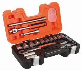 Juego de vasos con cuadrado de 1/2