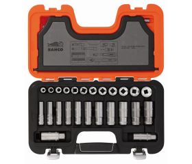 Juego de vasos serie larga con cuadrado de 1/4