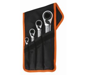 Juego de llaves dobles de estrella planas a carraca 4 en 1 (4 piezas / bolsa) | S4RM/4T