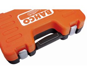 Juego de vasos pasantes con carraca de cabeza flexible/adaptadores | S530T