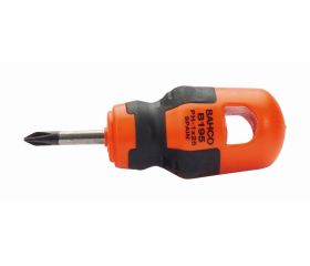 Destornilladores Phillips Stubby BahcoFit con mango de goma PH1-PH2 | B195PH