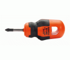 Destornilladores Pozidriv Stubby BahcoFit con&nbsp;mango de goma PZ1-PZ2 | B195PZ