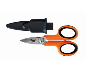 Tijeras de electricista extrafuertes con entalla | SCB140G