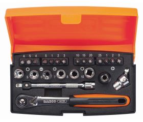 Juego de vasos con cuadrado de 1/4