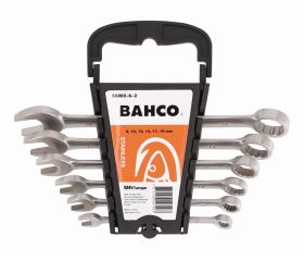 Juego de llaves combinadas, métricas y de acero inoxidable: 6 piezas | SS002-6-2