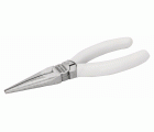 Alicates de boca semirredonda y de acero inoxidable con mangos recubiertos de PVC | SS406