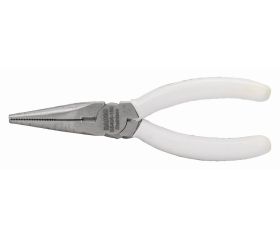 Alicates de boca semirredonda y de acero inoxidable con mangos recubiertos de PVC | SS406