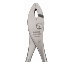 Alicates articulados de acero inoxidable con 2 posiciones y mangos recubiertos de PVC | SS412