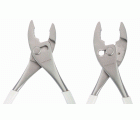 Alicates articulados de acero inoxidable con 2&nbsp;posiciones y mangos recubiertos de PVC | SS412