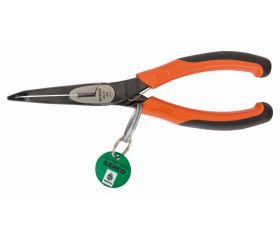 Alicates de boca semirredonda ERGO™ con punta curvada a 45° y anillo de seguridad | TAH2427G