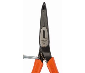 Alicates de boca semirredonda ERGO™ con punta curvada a 45° y anillo de seguridad | TAH2427G