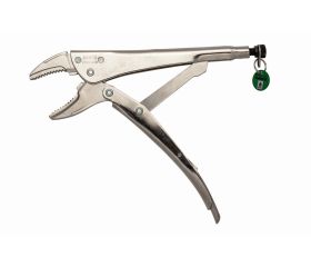 Mordazas grip autoajustables con bocas curvadas y placa fija de metal | TAH2953