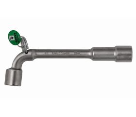 Llaves de tubo acodadas de dos bocas métricas con Dynamic-Drive™ de 6 × 6 puntos y anillo de acero inoxidable | TAH29