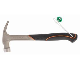 Martillos de uña rectos ERGO™ con empuñadura de goma bimaterial y bucle de alambre | TAH529S