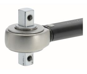 Llave dinamométrica de disparo mecánico ajustable con visor de escala y cabeza fija de carraca con placa metálica | TAH73R