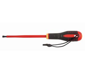 Destornilladores ranurados aislados ERGO™ con cuerda Kevlar | TAHBE8040S-TAHBE8050S