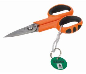 Tijeras de electricista extrafuertes con lazo de alambre | TAHSCB140G