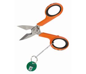 Tijeras de electricista extrafuertes con lazo de alambre | TAHSCB140G