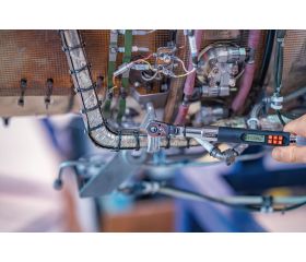 Llave dinamométrica electrónica de par y grados y cabeza de carraca fija | TAW MICRO