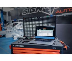 Llave dinamométrica electrónica de par y grados, con memoria/USB y cabeza de carraca fija. Cuerpo metálico | TAWM