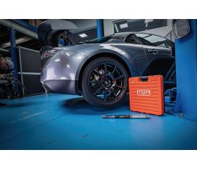 Llave dinamométrica electrónica de par y grados, con memoria/USB y cabeza de carraca fija. Cuerpo metálico | TAWM