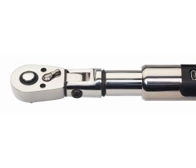 Llave dinamométrica electrónica de par y grados, con memoria/USB y cabeza de carraca fija | TAWM MICRO