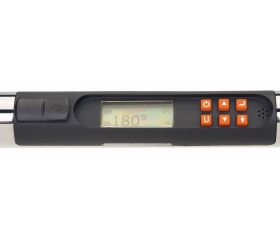 Llave dinamométrica electrónica de par y grados, con memoria/USB y cabeza intercambiable rectangular | TAWM9