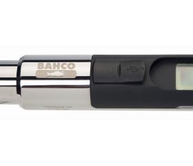 Llave dinamométrica electrónica de par y grados, con memoria/USB y cabeza intercambiable rectangular | TAWM9