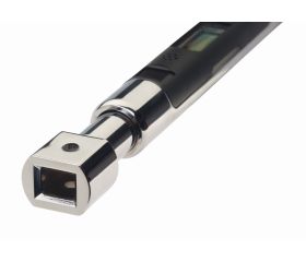 Llave dinamométrica electrónica de par y grados, con memoria/USB y cabeza intercambiable rectangular | TAWM9 MICRO