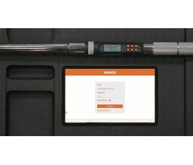 Llave dinamométrica y de ángulo delgada Bluetooth® con memoria y cabeza rectangular intercambiable | TAWMB MICRO