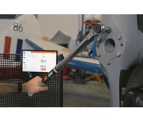 Llave dinamométrica y de ángulo delgada Bluetooth® con memoria y cabeza rectangular intercambiable | TAWMB MICRO