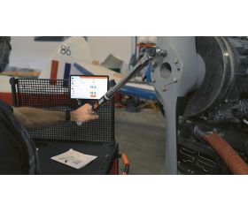 Llave dinamométrica y de ángulo delgada Bluetooth® con memoria y cabeza rectangular intercambiable | TAWMB MICRO