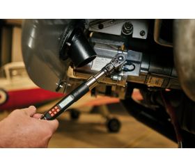 Llave dinamométrica electrónica de par y grados y cabeza de carraca fija | TAW MICRO