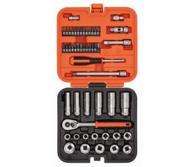 Juego de vasos estándar y profundos de 3/8