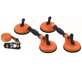 2 ventosas dobles con correa | BBS150