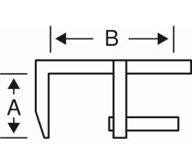 Mordazas en F con argolla de seguridad | TAH420SH-80-160