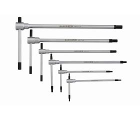 Juego de 6 llaves en T para tornillos hexagonales o Allen (2,5, 3, 4, 5, 6 y 8 mm) | BE1TH-S6