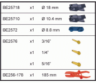Juego de bloqueadores de líquido rápidos y separadores de mangueras de inyectores | BE257