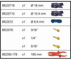 Juego de bloqueadores de líquido rápidos y separadores de mangueras de inyectores | BE257