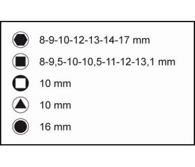 Juego de vasos para el drenaje del aceite | BE6217