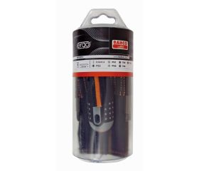 Destornilladores ERGO™ con agarre de goma y juego de varillas intercambiables - 8 unidades | BE-8574