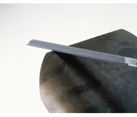 Limas planas paralelas ERGO™ con mango bi-componente y un canto redondo, corte basto | 4-138...-2