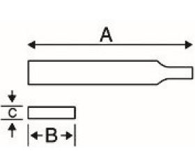 Lima barrette, corte suave / limado fino y pulido, sin mango | 2-309