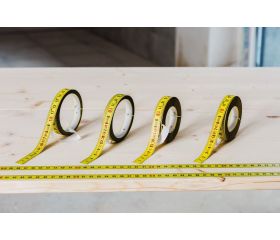 Cintas métricas adhesivas de acero para encimeras | BT