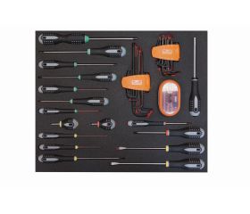 Composición en 3 foams de herramientas para automoción (140 piezas) | FF1ASET-AUTO3