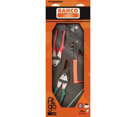 Juego de remachadora y tijeras cortachapas en bandeja de foam 1/3 Fit&Go (4 piezas, blíster) | FF1E4004EH